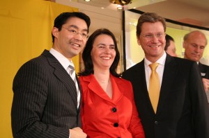 Hier noch bester Stimmung: Rösler und seine FDP. (Bild: FDP nds/Wikipedia)